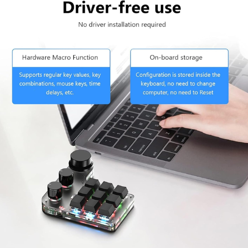 Wireless 9-Key Pad: Streamline Shortcuts