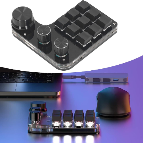 Wireless 9-Key Pad: Streamline Shortcuts